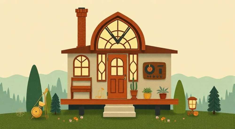 Идеальный микс ар‑нуво tiny‑house с ретро‑нотами