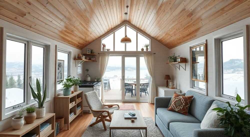 Идеальный микс панорамного tiny‑house на маленькой площади