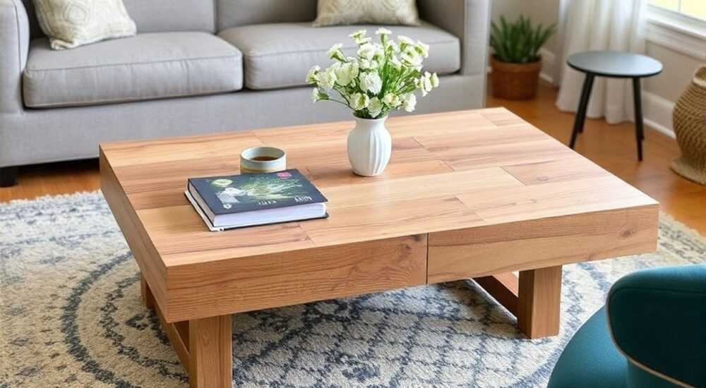 Идеи недели: 16 способов добавить журнального столика из рекуперированных досок