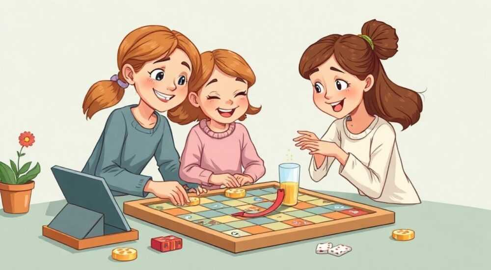 Игра наша семья настольная для девочек