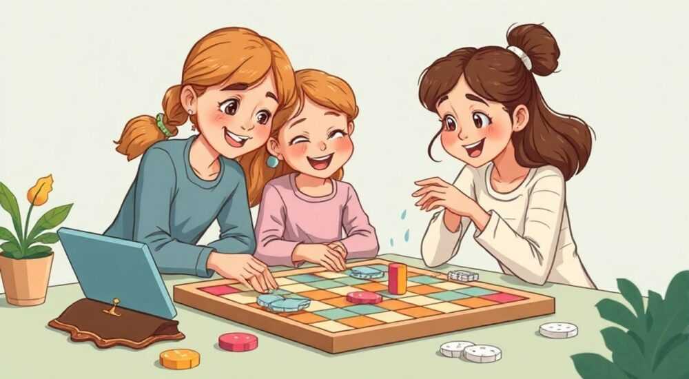 Игра настольная моя семья для девочек
