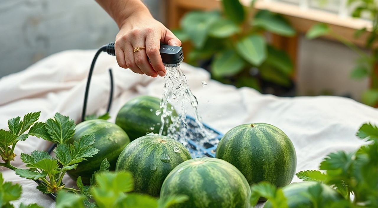 Июль: полив дыни на грядке — пошаговый план