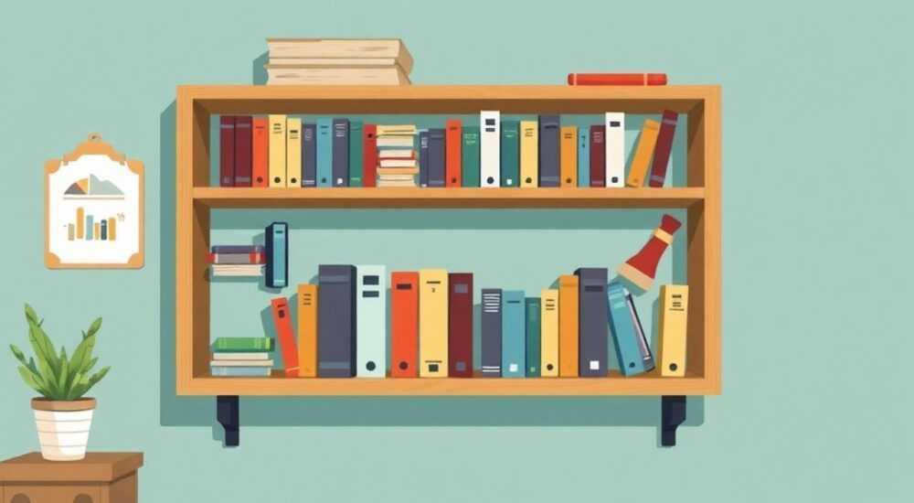 Как делать книжные полки