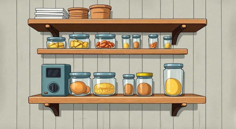 Как называлась полка для хранения продуктов ранее