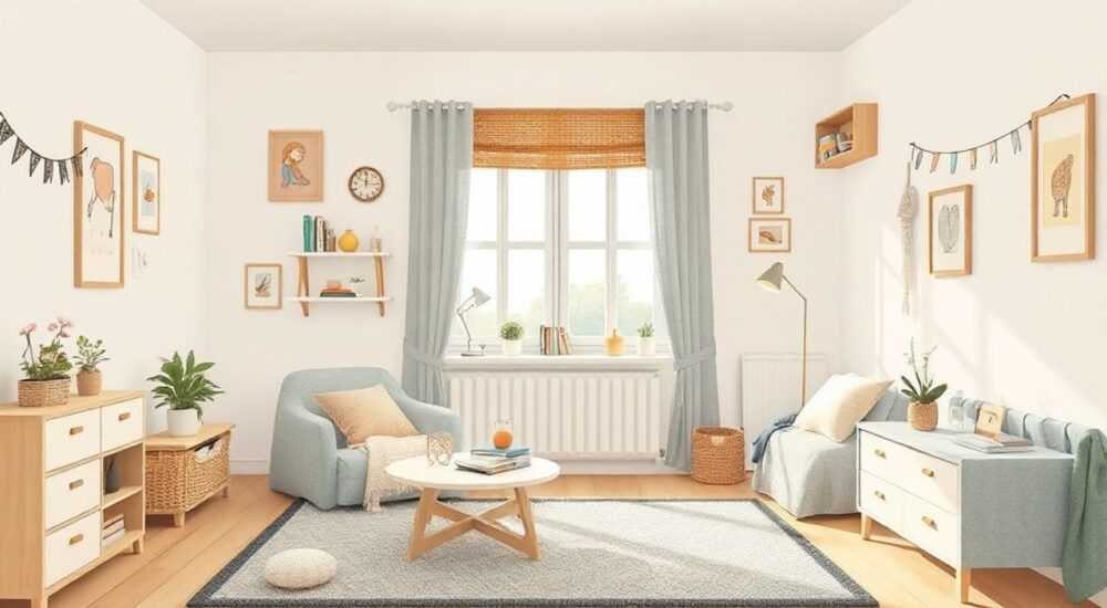 Как обновить скандинавского детской в стиле slow living