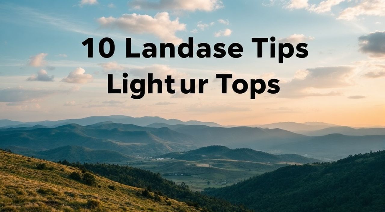 Как обработать пейзажа в adobe lightroom — 10 приёмов