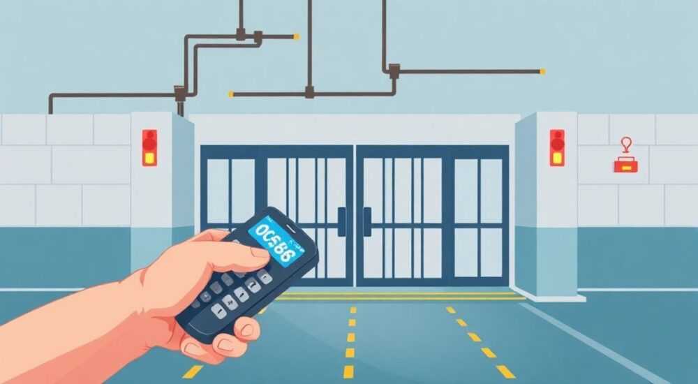 Как обучить брелок от автоматических ворот