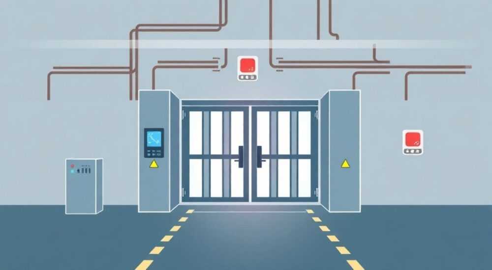 Как перевести ворота в ручной режим автоматические