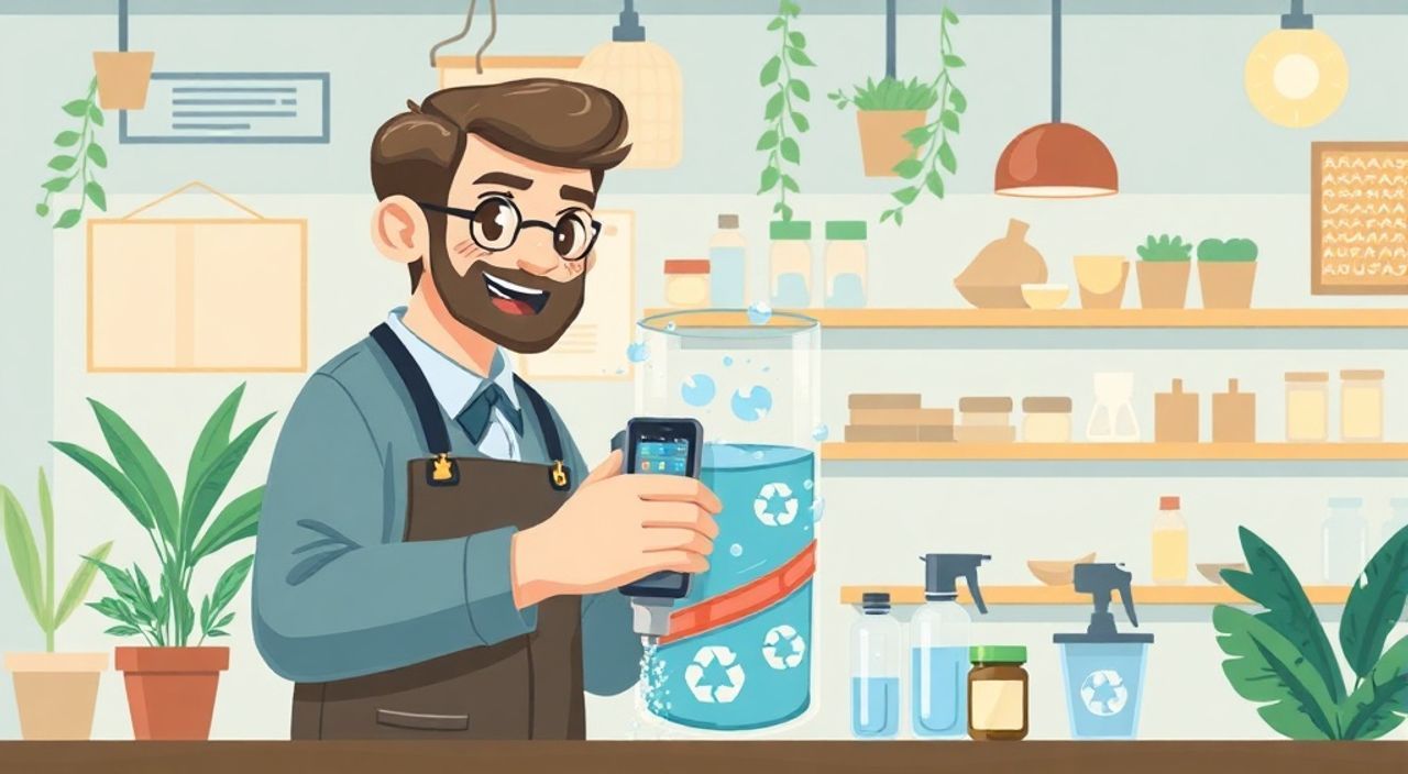 Как перейти на зелёную энергию в кафе — повторное использование воды