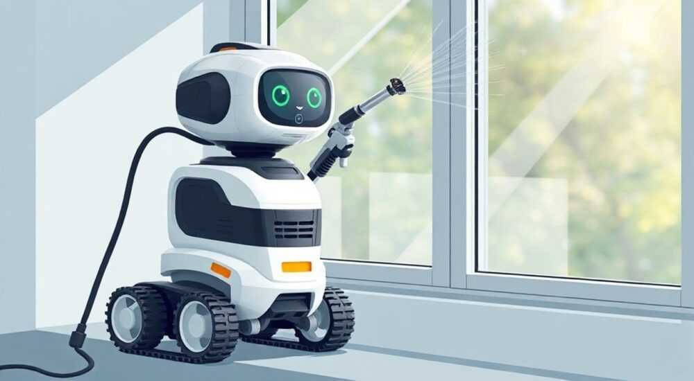 Как пользоваться роботом мойщиком окон с распылителем