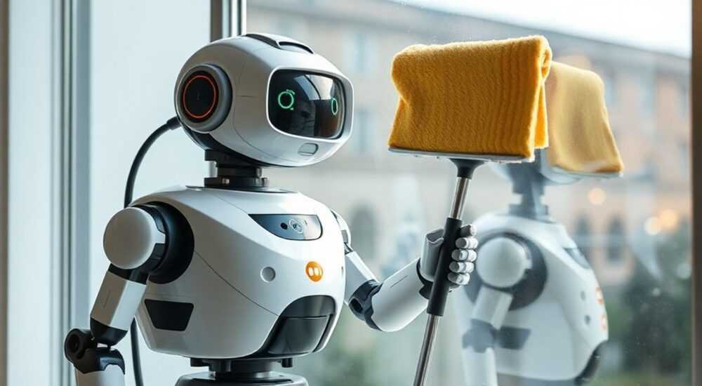 Как поменять салфетку на роботе мойщике окон