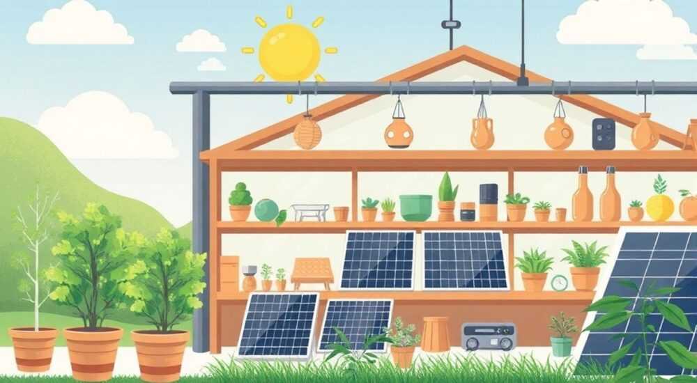 Как построить эко‑привычки в магазине — солнечные батареи
