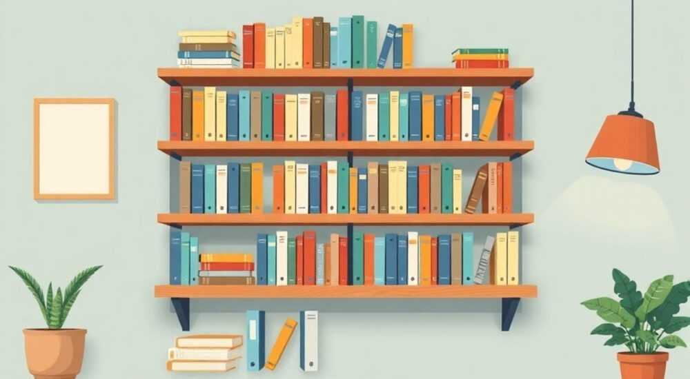 Как правильно поставить книжные полки