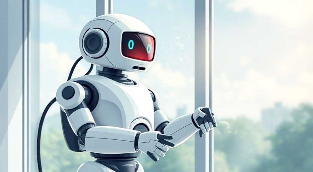 Как работает мойщик окон робот