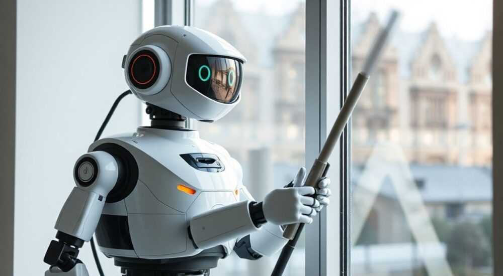 Как работать с роботом мойщиком окон