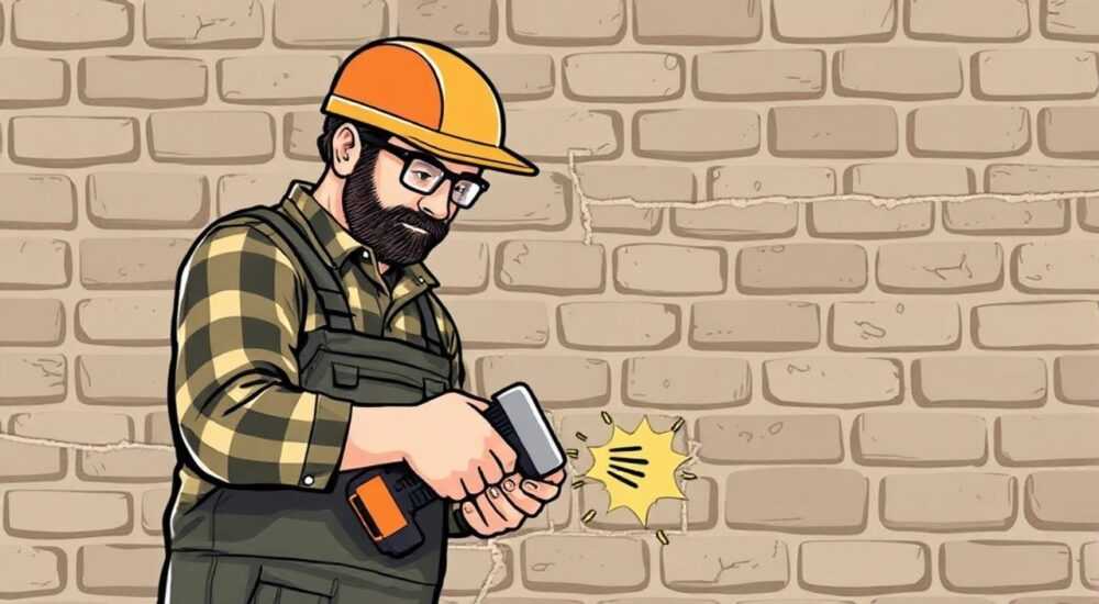Как разбить кирпичную кладку