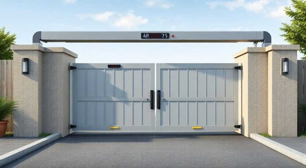Как сделать автоматические распашные ворота