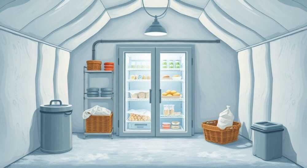 Как сделать холодную комнату в частном доме для хранения продуктов