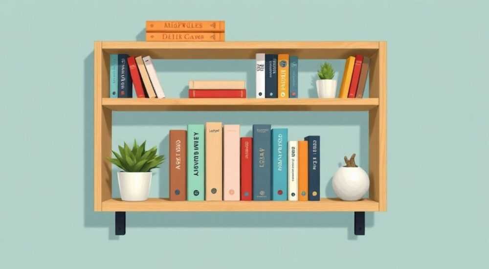 Как сделать книжную полку своими руками