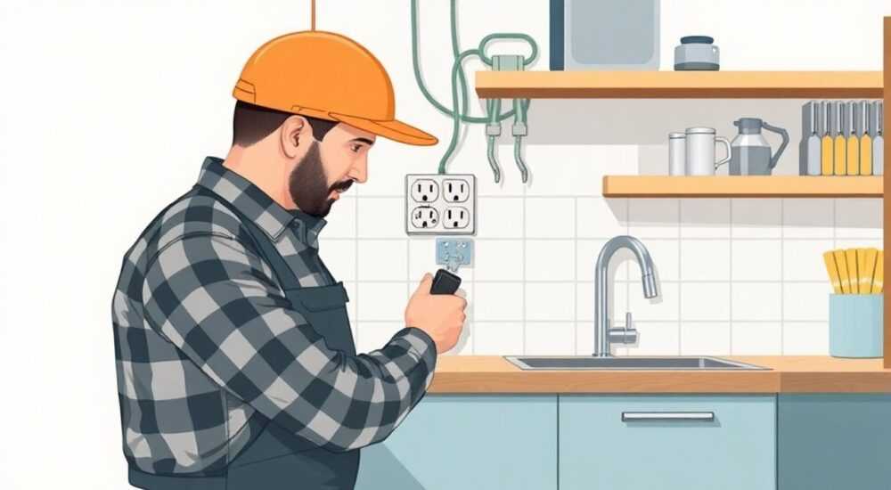 Как сделать розетки на кухне без штробления