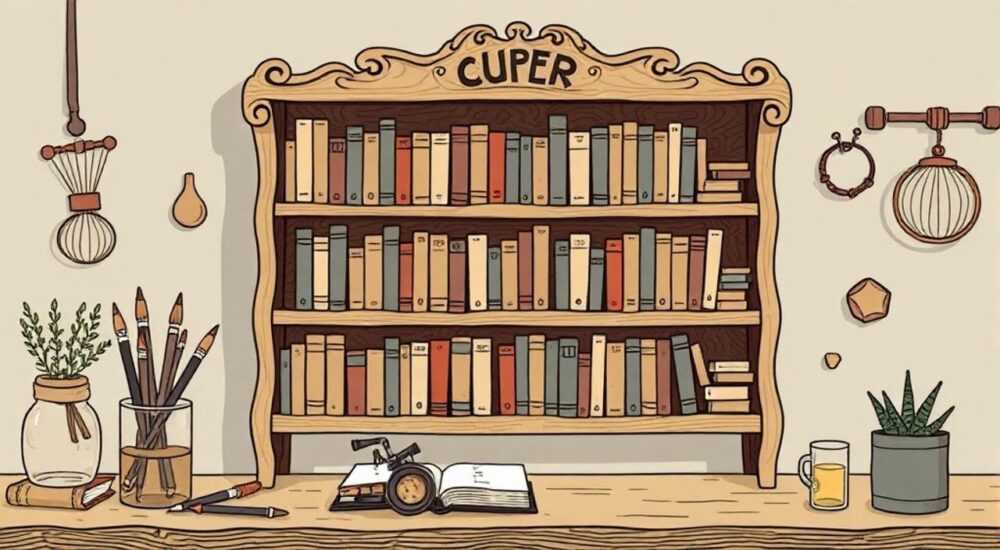 Как скрафтить резные книжные полки