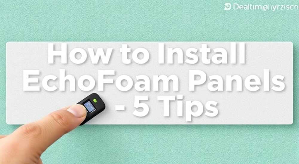 Как смонтировать панели EchoFoam — 5 советов