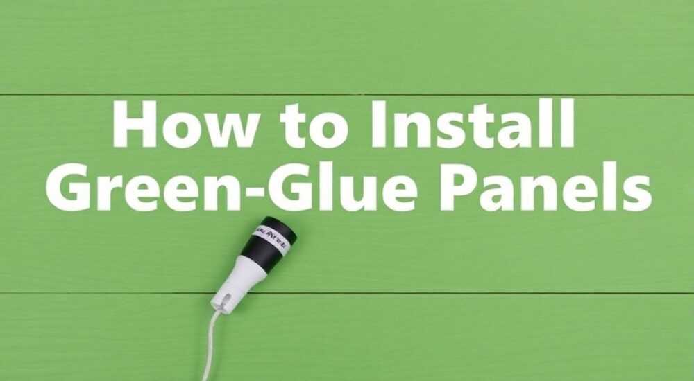 Как смонтировать панели GreenGlue — 5 советов