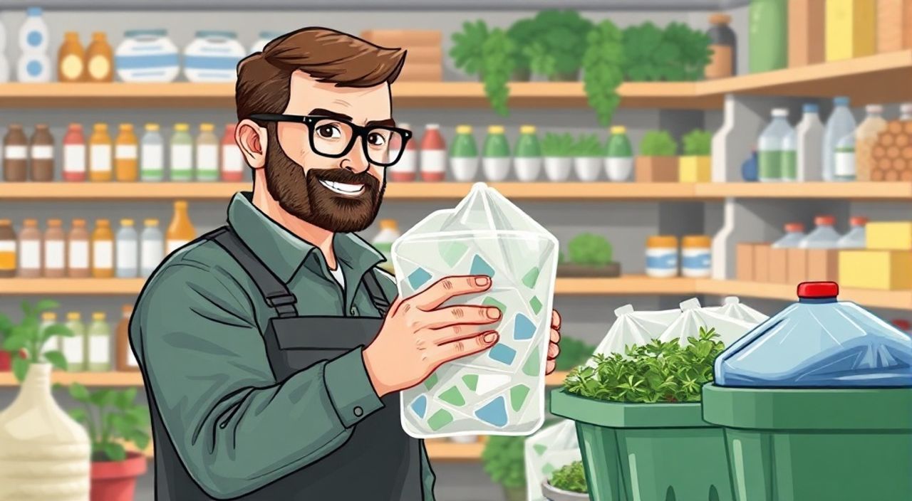 Как сократить пластик в магазине — компостирование