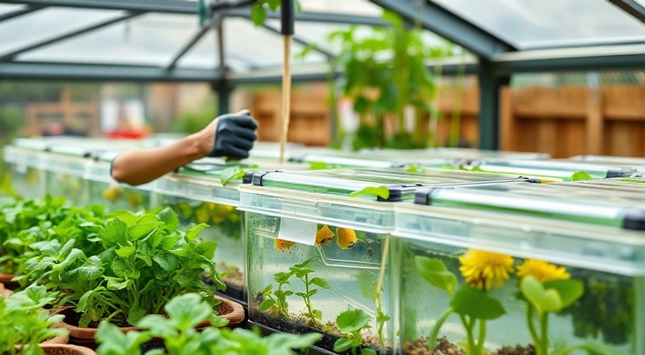 Как сократить выбросы CO₂ на даче — аквапоника