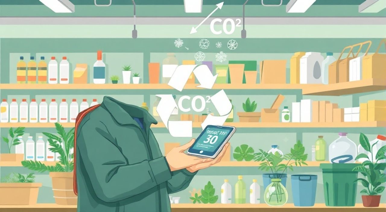 Как сократить выбросы CO₂ в магазине — зеро-вейст