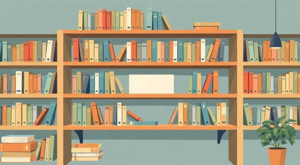 Как ставить книжные полки