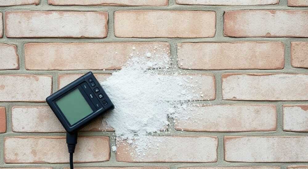 Как убрать белый налет на кирпичной кладке