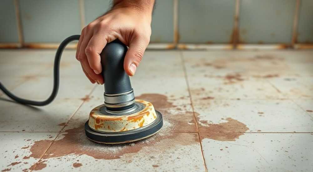 Как убрать ржавчину с линолеума в домашних условиях