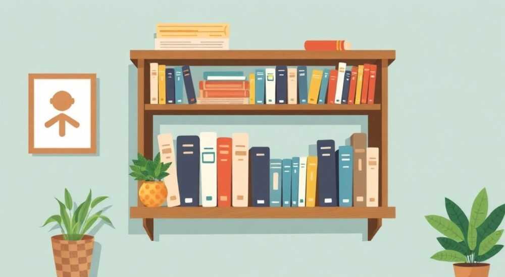 Как украсить книжную полку