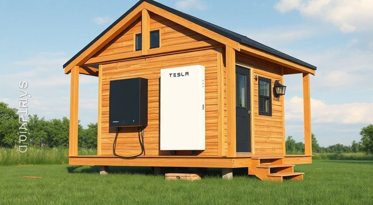 Как установить аккумулятор Tesla Powerwall в A-frame мини-дом — 10 советов