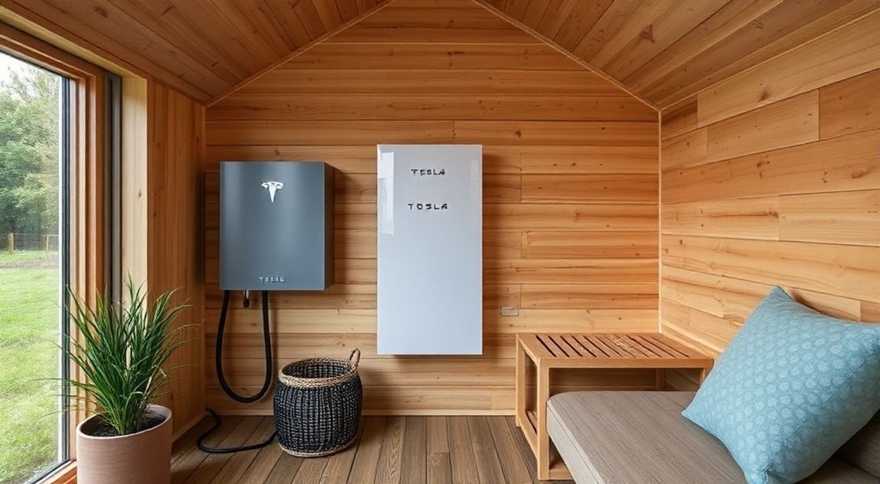 Как установить аккумулятор Tesla Powerwall в баня-tiny — 10 советов