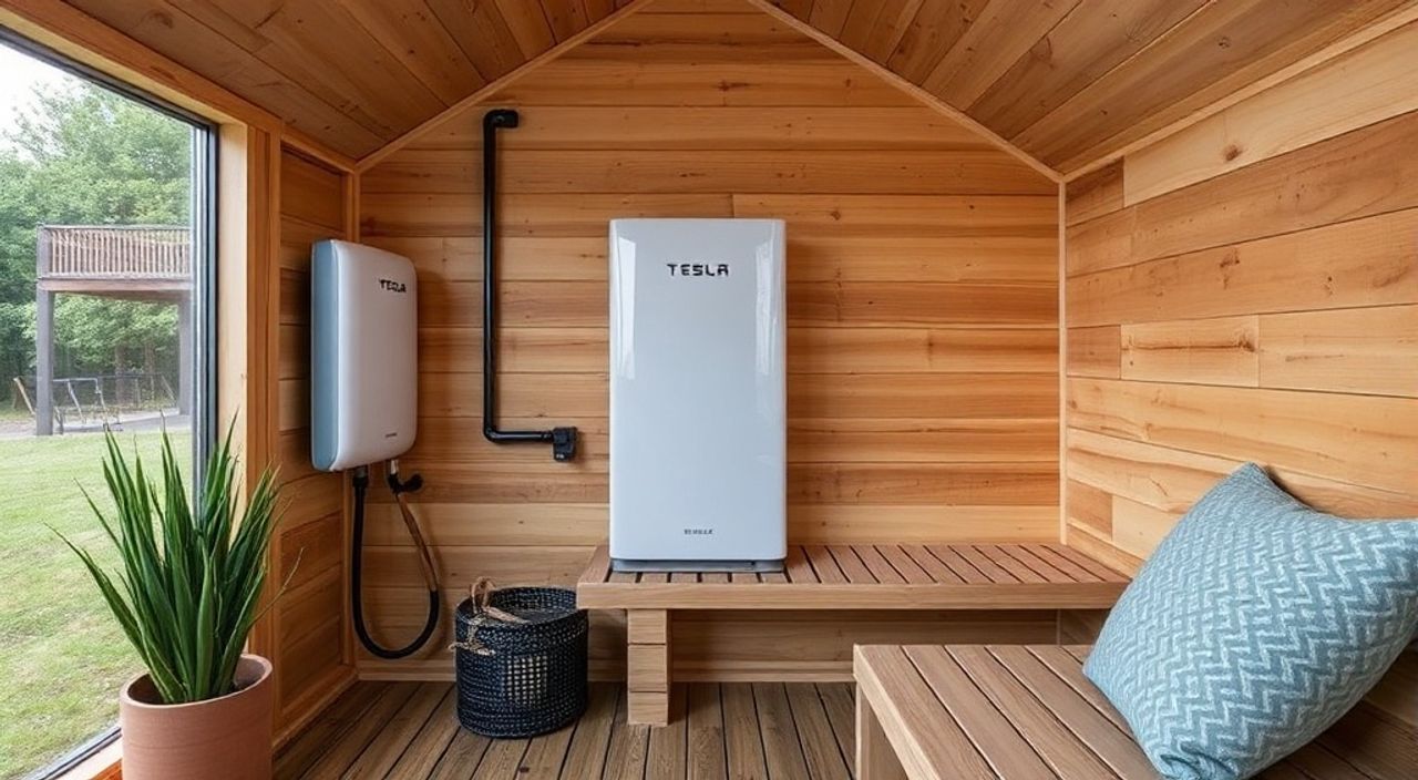Как установить аккумулятор Tesla Powerwall в баня-tiny — 5 советов