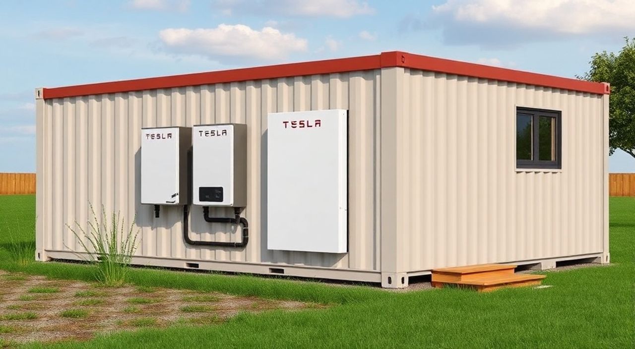 Как установить аккумулятор Tesla Powerwall в контейнер-хаус — 15 советов