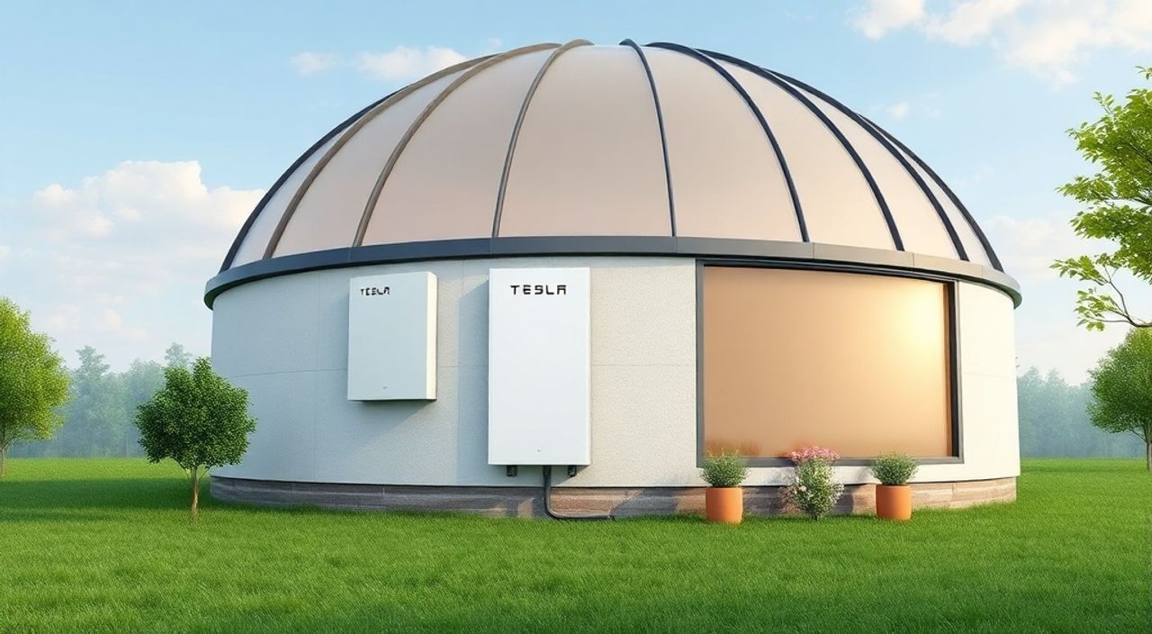 Как установить аккумулятор Tesla Powerwall в купол-дом — 10 советов