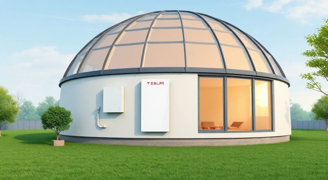 Как установить аккумулятор Tesla Powerwall в купол-дом — 15 советов
