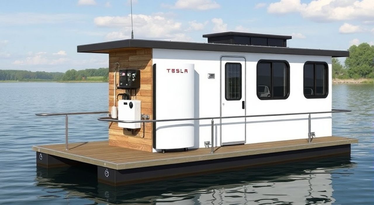 Как установить аккумулятор Tesla Powerwall в лодочный дом — 10 советов