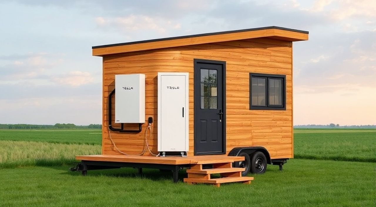 Как установить аккумулятор Tesla Powerwall в складной tiny‑house — 10 советов
