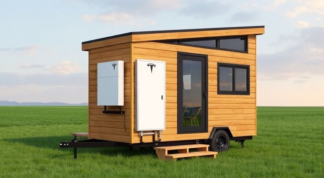 Как установить аккумулятор Tesla Powerwall в складной tiny‑house — 15 советов
