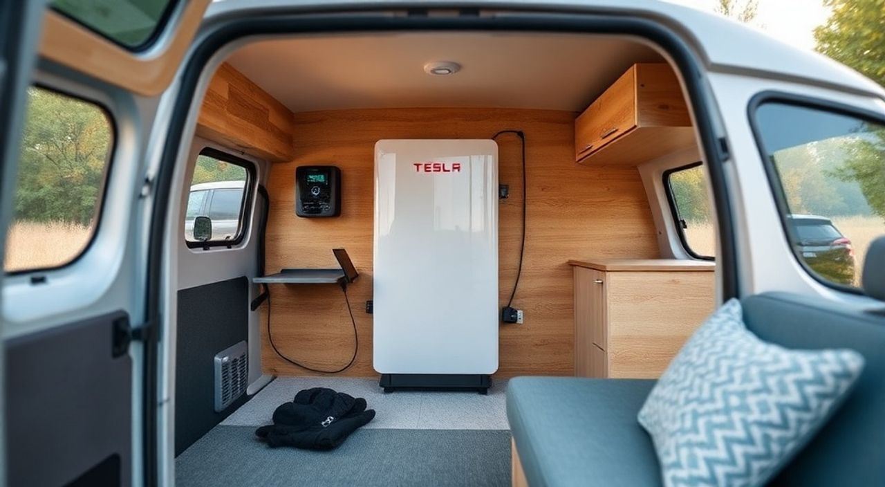 Как установить аккумулятор Tesla Powerwall в жилой фургон — 15 советов