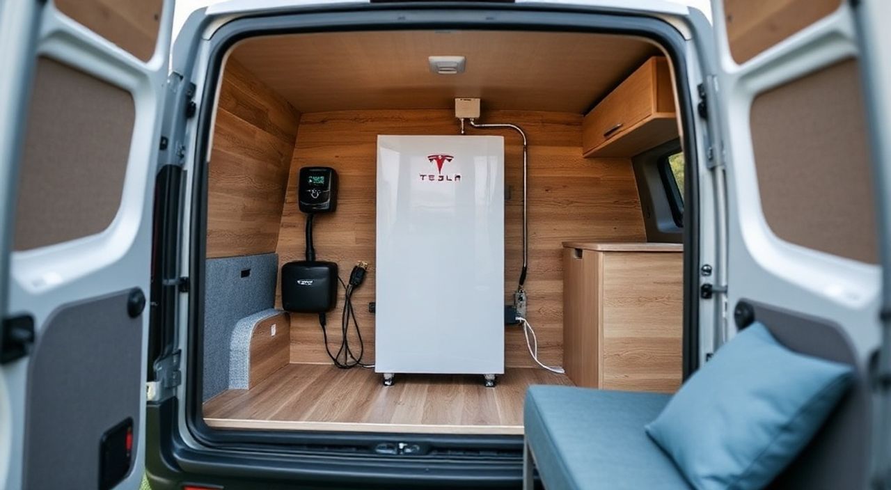Как установить аккумулятор Tesla Powerwall в жилой фургон — 5 советов