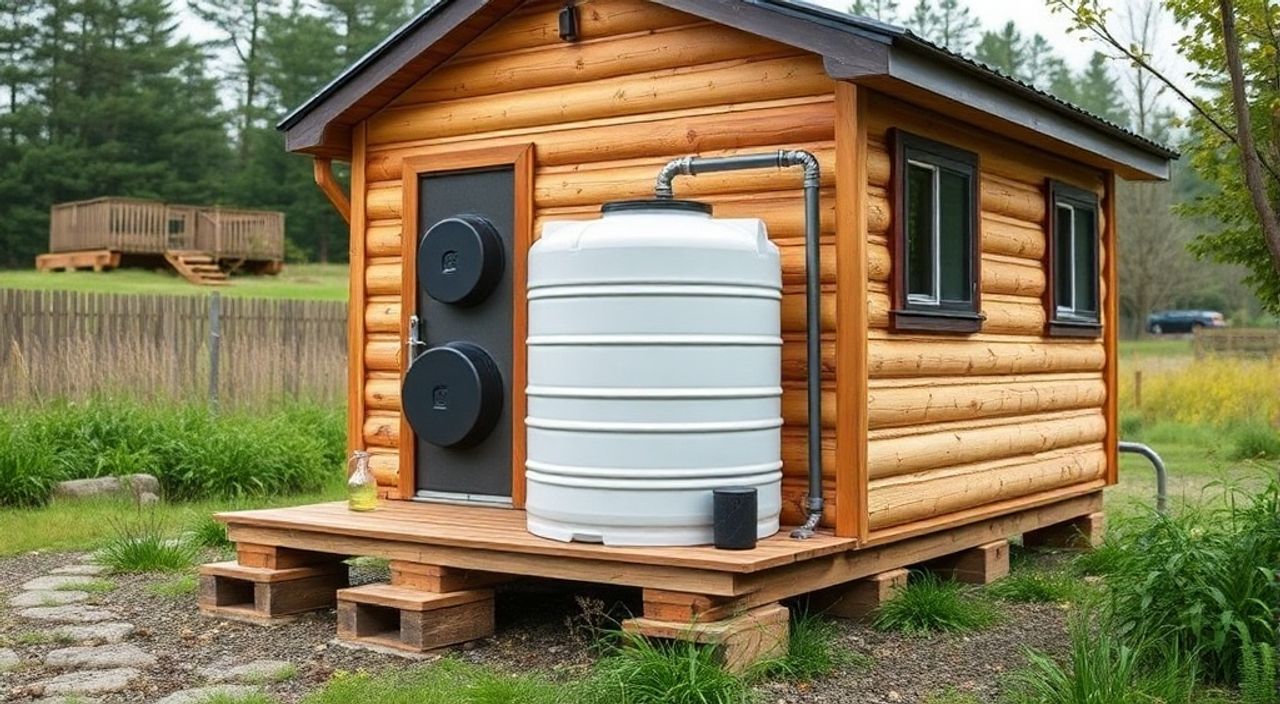 Как установить бак для дождевой воды в tiny‑house — 15 советов