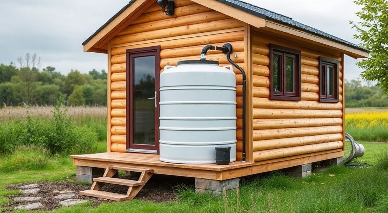 Как установить бак для дождевой воды в tiny‑house — 5 советов