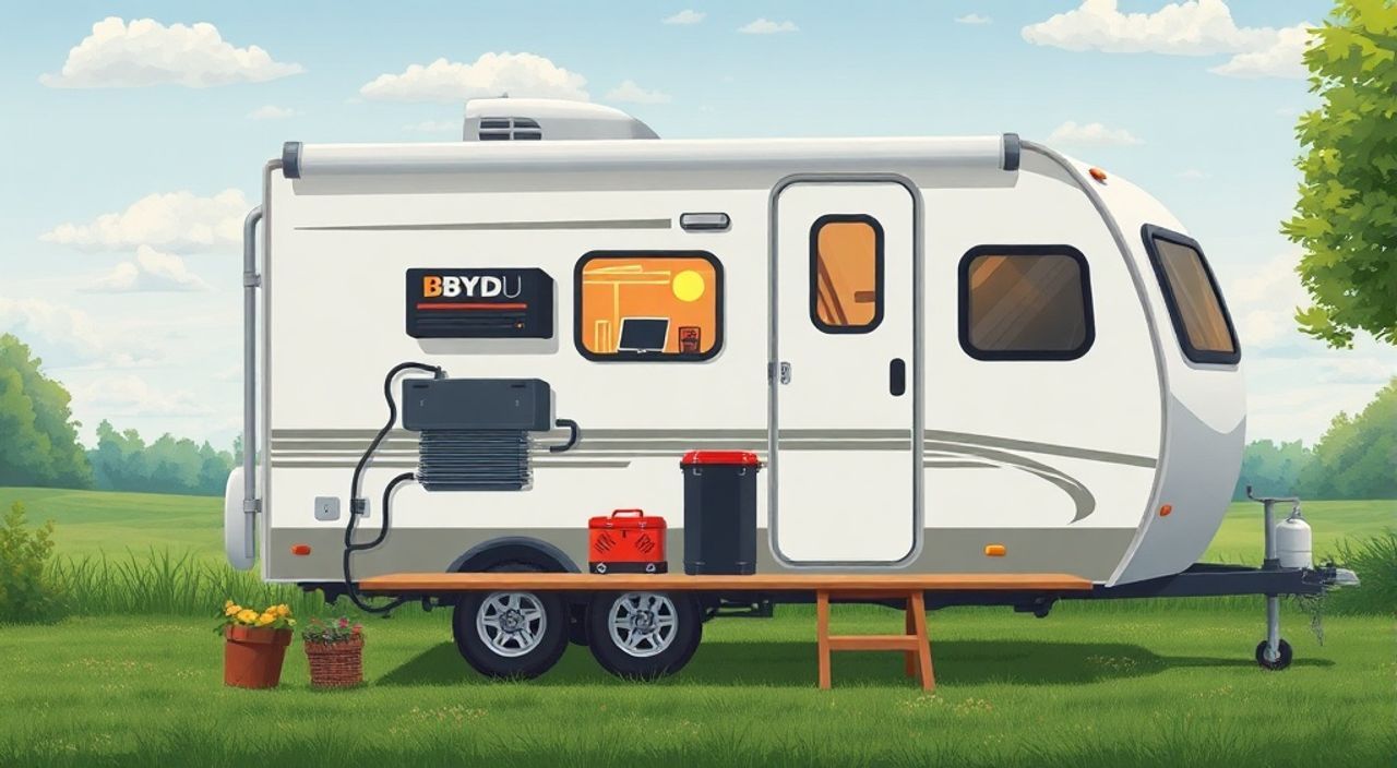Как установить батарею BYD в дом-прицеп — 5 советов