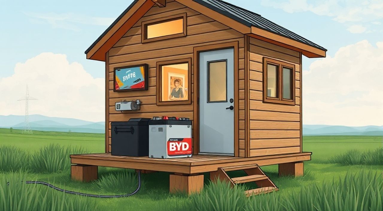 Как установить батарею BYD в off-grid tiny-house — 10 советов