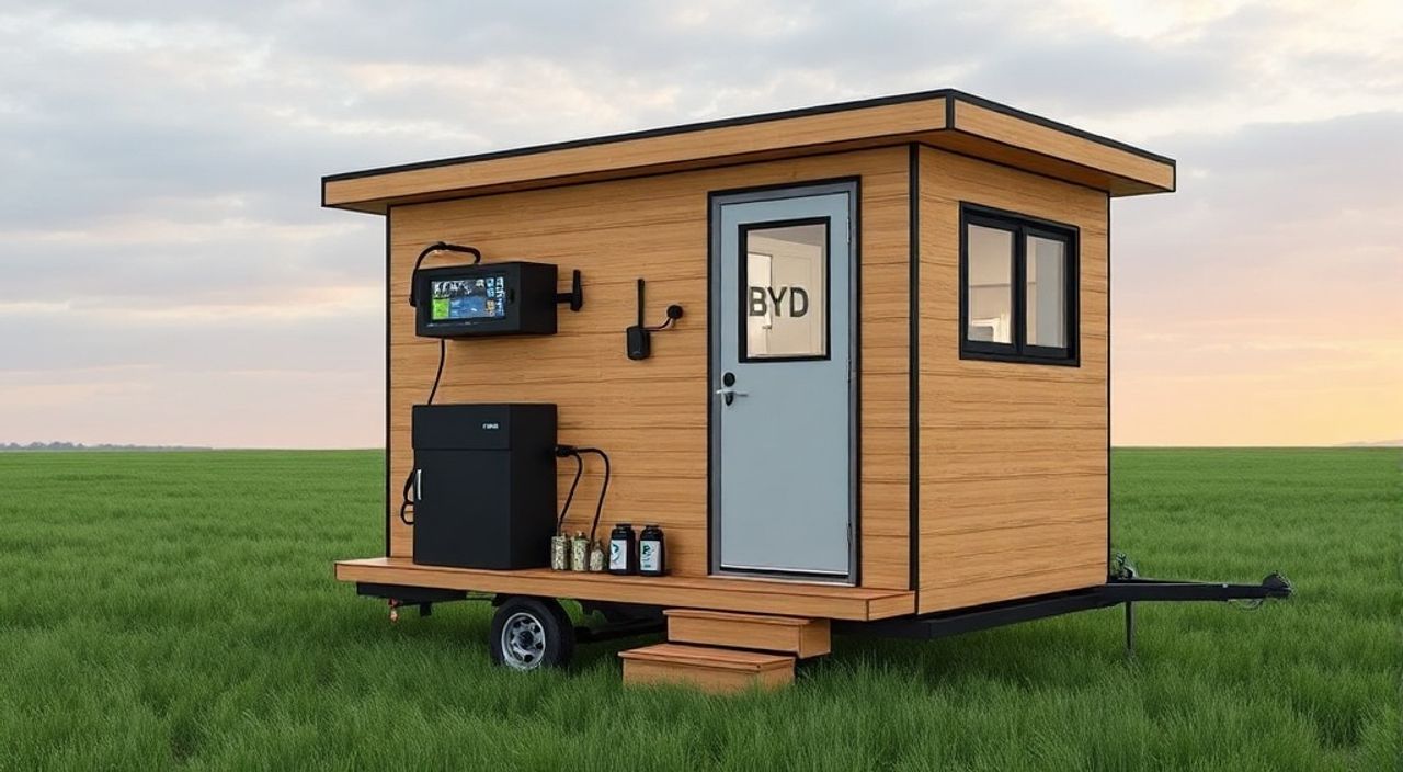 Как установить батарею BYD в складной tiny‑house — 15 советов